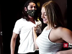 Aziatisch, Blond, Logement, Interraciaal, Likken