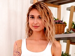 Amateur, Verga grande, Rubia, Mamada, Estilo perrito, Lamidas, Coño, Flaco