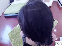 PornGoesPro - teen Aimee black is disciplined by a huge cock