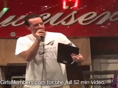 Concurso, Despelote, Casero, Al aire libre, Público, Mojado