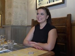 Schwarz, Braunhaarige, Doppelpenetration, Europäisch, Hardcore, Milf, Schlampe, Strümpfe