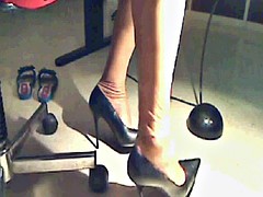 Fetiche, Fetiche de pies, Oficina, Sexo soft, Medias largas