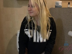 Enthousiasteling, Blond, Vriendin, Doordringend, Gezichtspunt, Kut duiken, Geschoren, Tieten likken