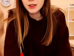 Leie, Blondine, Braunhaarige, Lesbisch, Massage, Realität