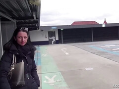 Lul, Duits, Hardcore, Geld, Buiten, Openbaar, Mager, Tiener