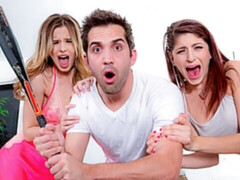 Grosse bite, Sucer une bite, 2 femmes 1 homme, Poilue, Gicler, Adolescente, Plan cul à trois