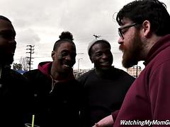 Verga grande, Tetas grandes, Negro, Mamada, Interracial, Madres para coger, Puta, Madrastra