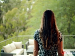 69, Cul, Noire, Brunette brune, Embrassement, Léchez, Piscine, Nénés