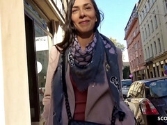 Salacious lassie fucks for cash crazy interesting sex clip