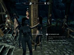 Perils of escaped Skyrim slavegirl 06