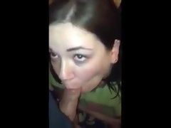 Just Slurp The Peak GIRLFRIEND Gets Spunk On Tongue Face