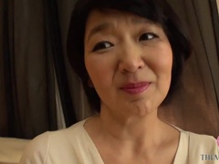 50-Year-Old Bursting Tits Married Woman, Mitsuko, Has a Young Man's Nakadashi Make Her Mature Cunt Fire Up and She Screams and Comes! - Intro