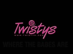 Twistys - Ashley Jane starring at White Hot L
