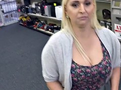 Busty pawnee fucked for cash after twerking