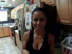 amateur sex with busty ebony babe Kira Noir - interracial hardcore