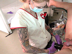 Pretty nurse part three : phat belt dick