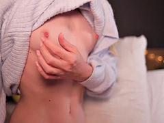 素人, なめる, オナニー, 一人, おもちゃ