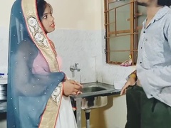 Hot Indian Aunty Vija Romantic Kitchen Sex - Full HD Homemade XXX Video
