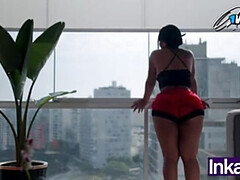 Culo, Brasileñas, Pies, Interracial, Latina, Leche, Tetas naturales, Tetas