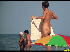handsome nude nudist beach Couples Voyeured Spycam