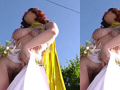 Amerikaans, Sperma shot, Roodharige vrouw, Tietenklus