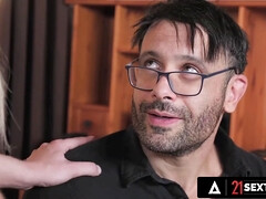 In den arsch, Blondine, Blasen, Handjob, Hd, Monster