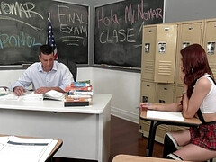 Américain, Attrapée, En gros plan de très près, En levrette, Léchez, Chatte, Professeur, Plan cul à trois