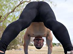 In den arsch, Schwul, Hd, Massage, Im freien