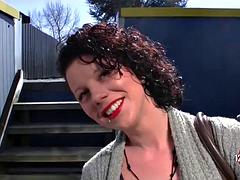 Leie, In den arsch, Grosser schwanz, Blasen, Braunhaarige, Paar, Deutsch, Reiten