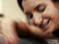 Grosse titten, Blasen, Braunhaarige, Spermaladung, Schwanz, Piercing, Kurzes haar, Titten