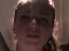 アナル, フェラチオ, 顔射, 公共, 赤毛, 三人