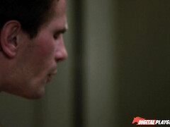 デカ尻, デカチン, ブロンド, ヒール, オフィス, ポルノスター, オマンコ, 現実