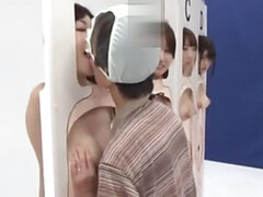 アジア人, デカパイ, 中出し, チン, 女, 熟年, オーガズム