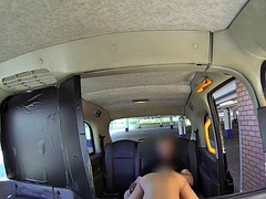 美女, ブロンド, 車, 公共