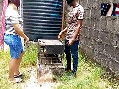 In den arsch, Grosser arsch, Blondine, Blasen, Hardcore, Reif, Im freien, Rau