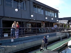 デカパイ, ブロンド, オナニー, 公共, オマンコ, ガリガリ, 一人, ティーン