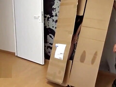 Schönheit, Kehlenfick, Schwanz, Aufs gesicht abspritzen, Lingerie, Milf, Orgasmus, Flotter dreier