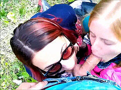 Sucer une bite, Éjaculer dans la bouche, Européenne, Faciale, Branlette thaïlandaise, Suçant, Plan cul à trois