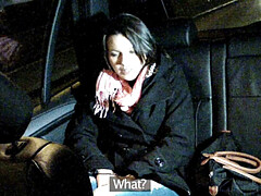 Morena, Coche, Jeans, Perforación, Pov, Coño