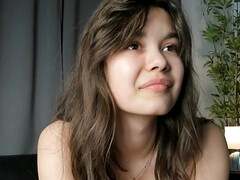 Gros seins, Brunette brune, Femelle, Lingerie, Masturbation, Seins naturels, Solo, Nénés