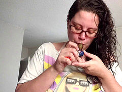 Smoking, suck, facial Before Work