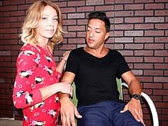 Leie, Grosser arsch, Grosser schwanz, Blondine, Fingern, Handjob, Masturbation, Milf