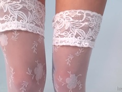 Blond, Schattig, Tepels, Klein, Geschoren, Mager, Tiener, Tieten likken