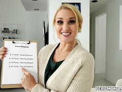 Julia sucks Alex cock for earning his points