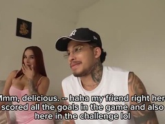 Truth or Dare Foursome Sex with 2 Thick Latinas Abella Olsen & Iris Rodriguez - Big Ass Doggy Style & Blowjob POV