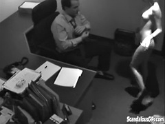 Blonde secretary blowjob her boss big cock