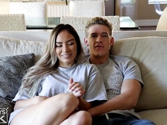 Skinny latina Jazmine Garcia hot teen sex