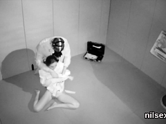 Horny teenie was taken in butthole loony bin for uninhibited