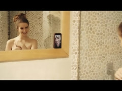Cunnilingus, Dormitorio, Mamada, Morena, Pareja, Natural, Pezones, Ducha
