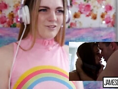 Braunhaarige, Schwanz, Hundestellung, Extrem, Frau, Hardcore, Masturbation, Orgasmus